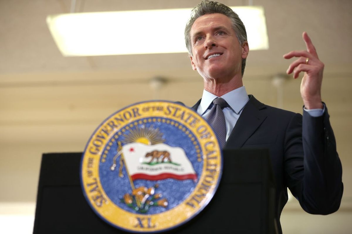 California gobvernor Gavin Newsom