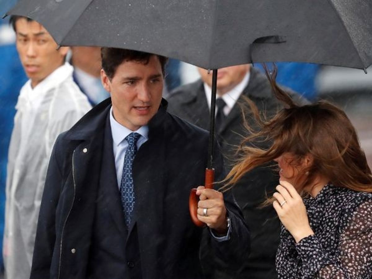Canadian prime minister Justin Trudeau