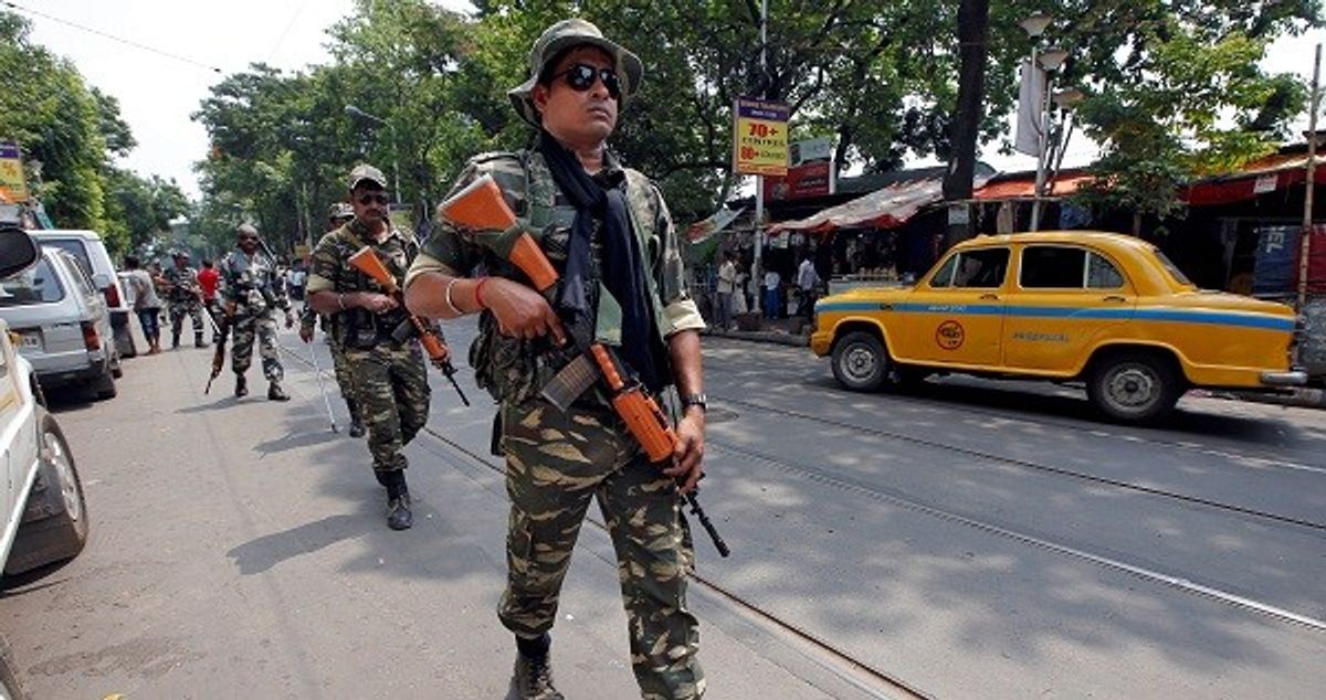 Armed Forces Patrol India’s Kolkata After Election Violence