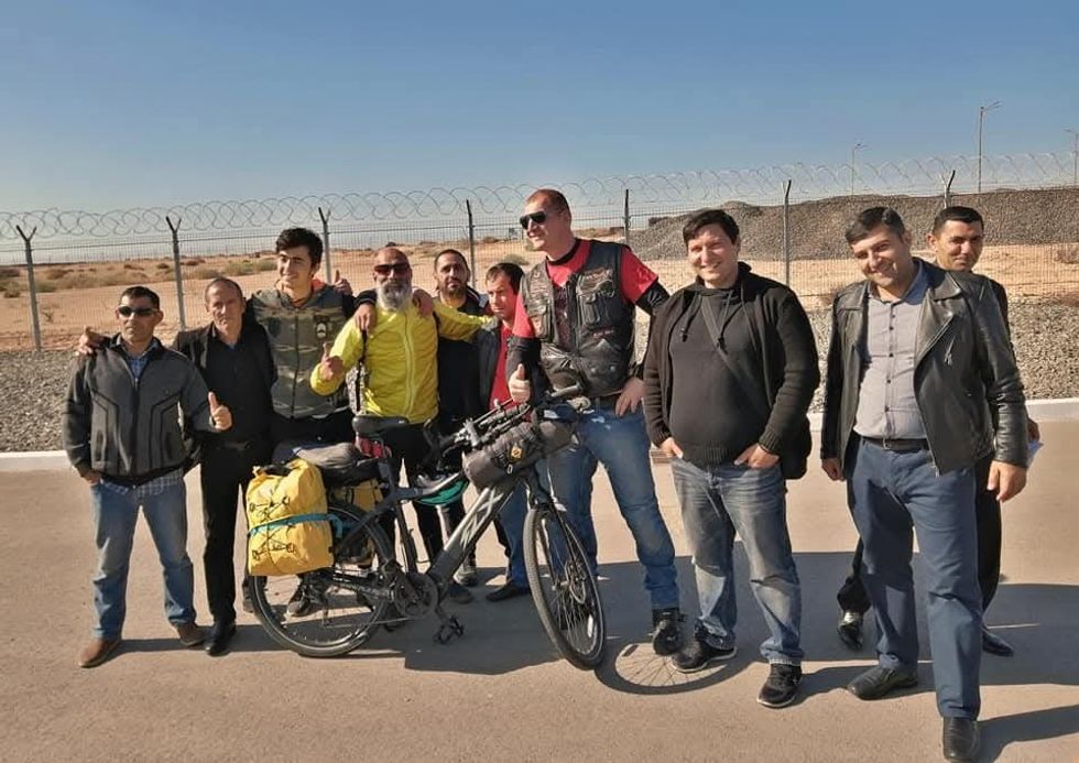 Chazzy Patel with his friends