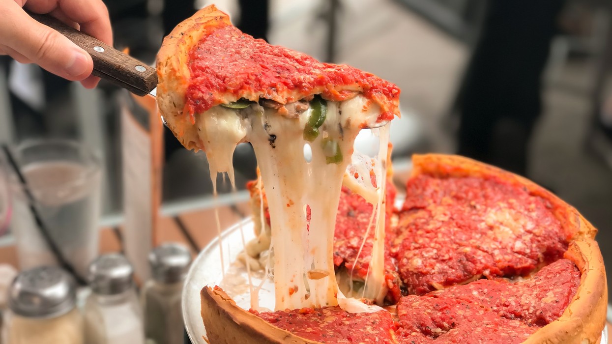Chicago's deep-dish pizza