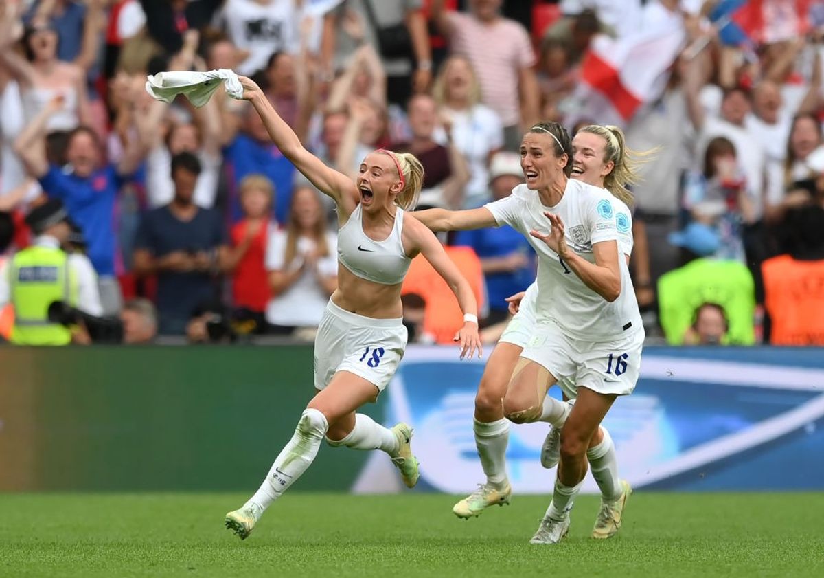 Chloe Kelly's celebration