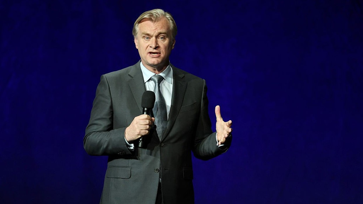 Christopher Nolan promotes the upcoming film "The Odyssey"