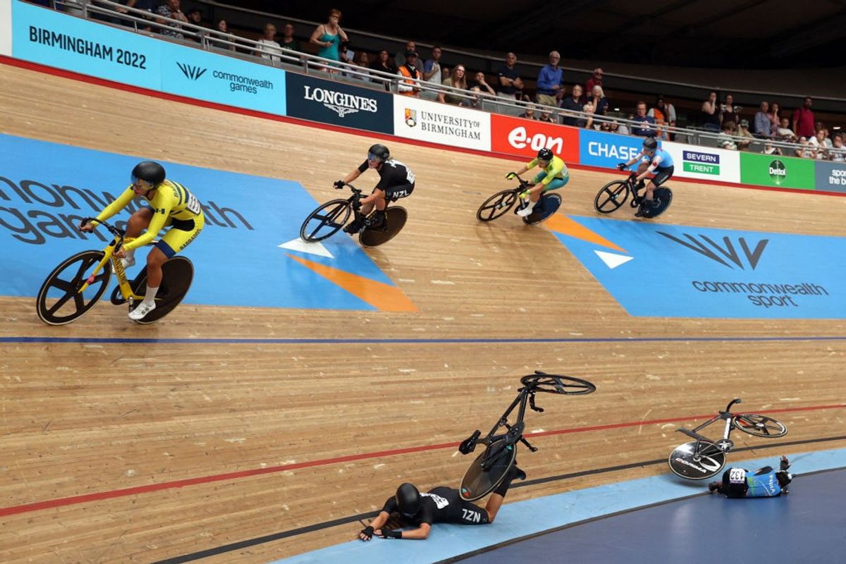 Commonwealth Games 2022 cycling accident