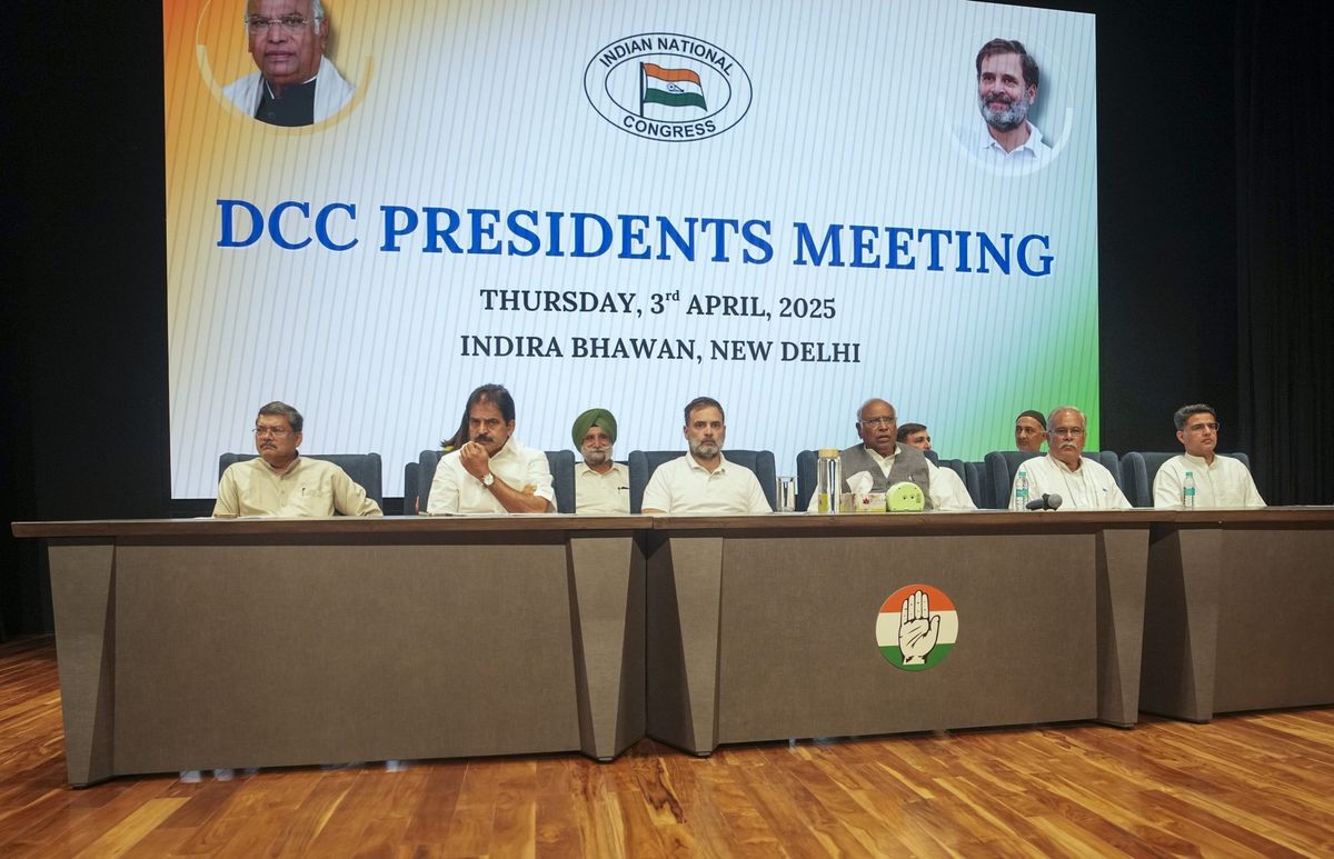 congress meeting kharge on elections