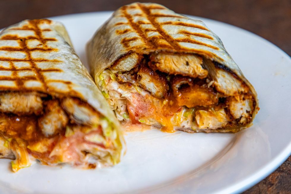 Crispy Chicken Wraps