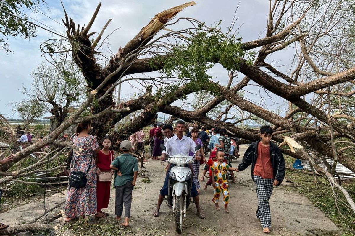Cyclone Mocha causes deaths, injuries in Rakhine in Myanmar