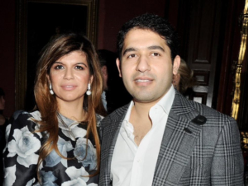 Cyrus right and Priya Vandrevala