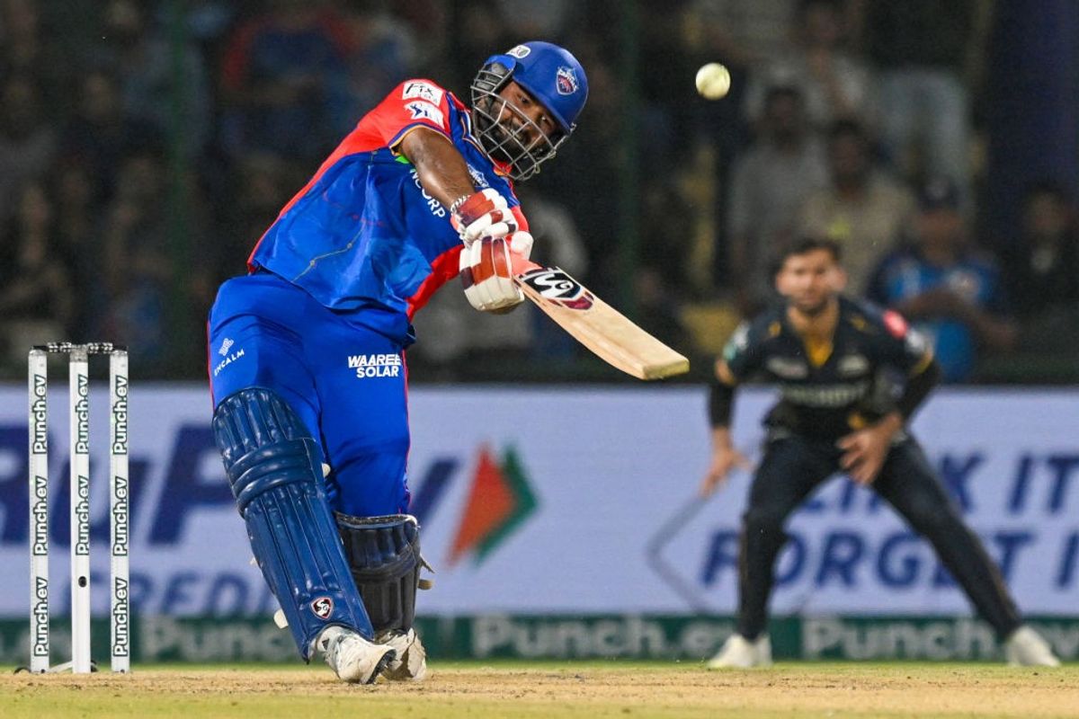 Delhi Capitals' Rishabh Pant bats against Gujarat Titans in IPL 2024