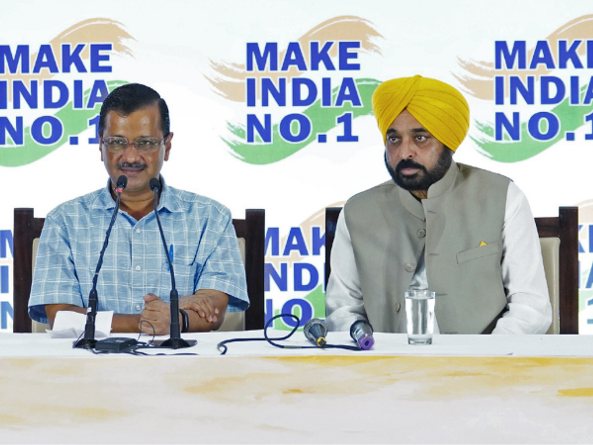 Delhi CM Arvind Kejriwal and Punjab CM Bhagwant Mann