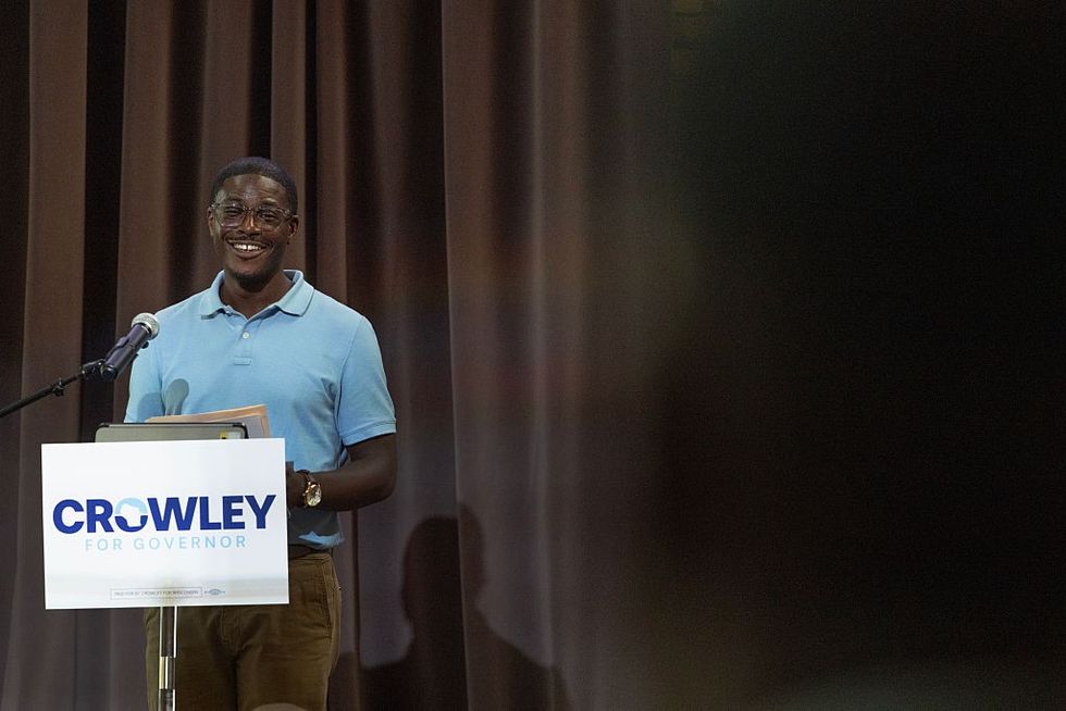 Democratic Wisconsin gubernatorial candidate David Crowley