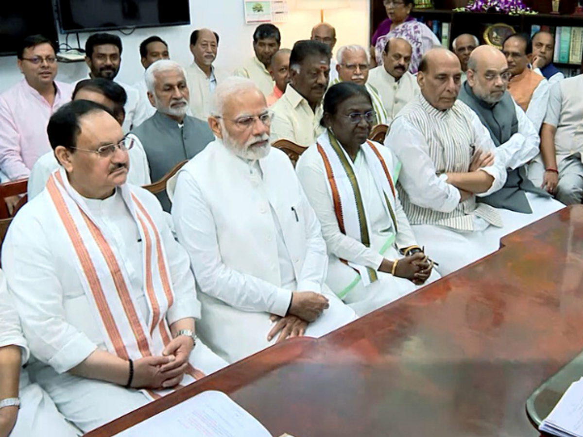 Droupadi Murmu files nomination paper for presidential election