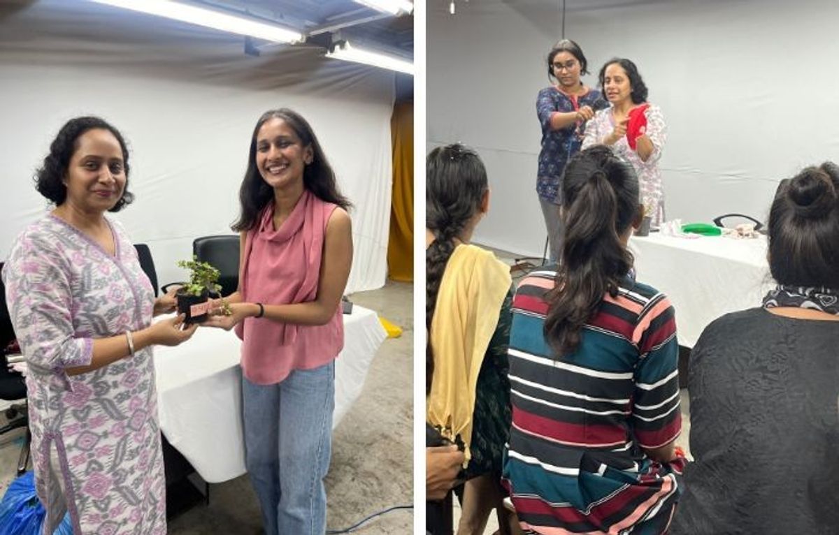 Educational event on women's menstrual hygiene educational event
