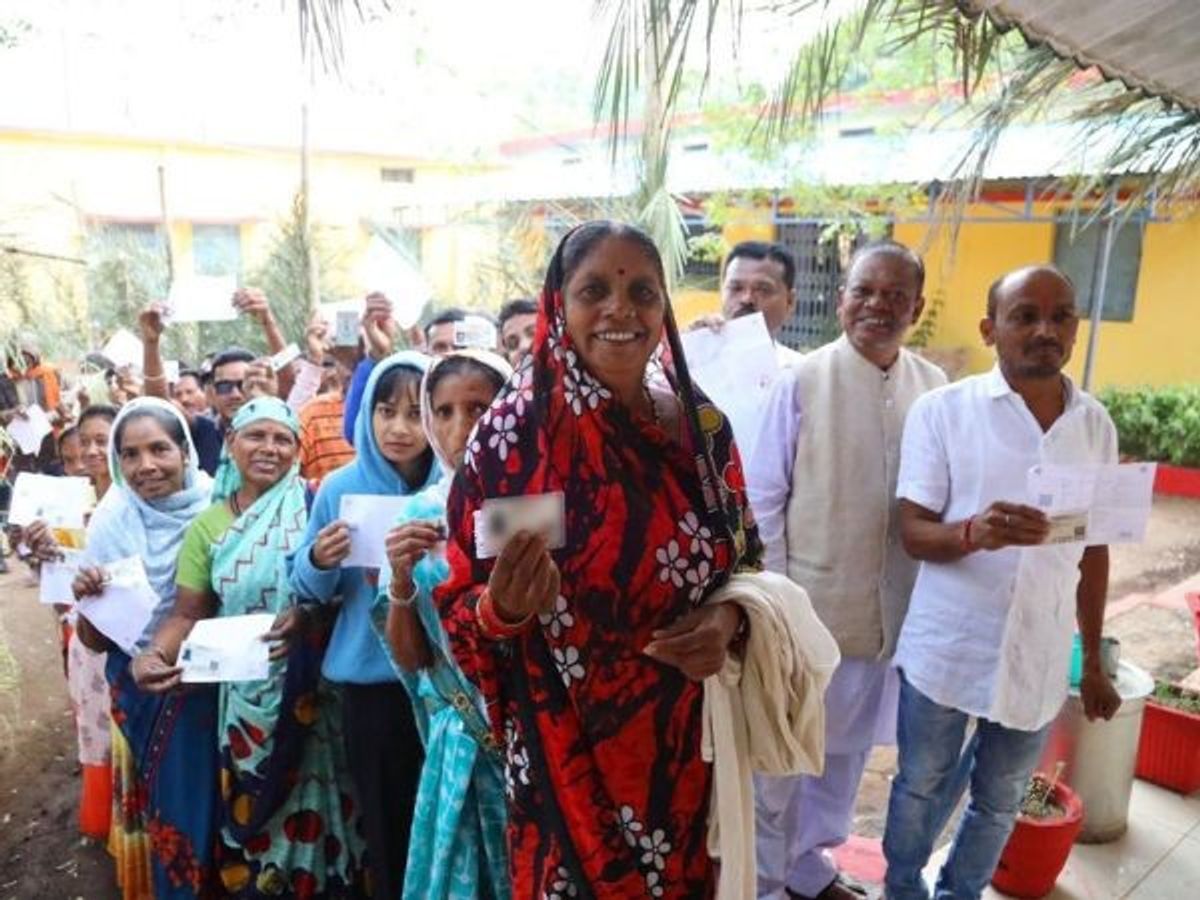 Elections for the first phase in the central Indian state of Chhattisgarh on November 7, 2023.