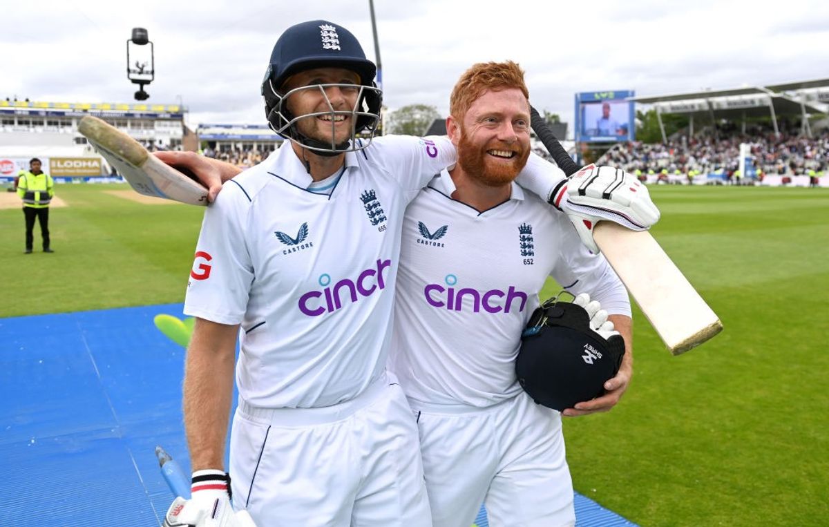 England batters Joe Root and Jonny Bairstow