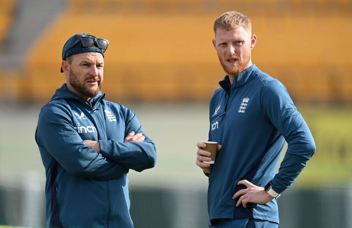England coach Brendon McCullum and captain Ben Stokes
