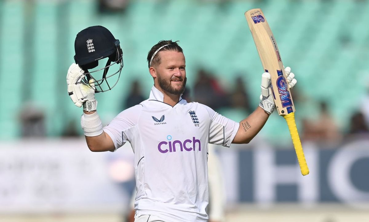 England opener Ben Duckett scores century in third Test against India