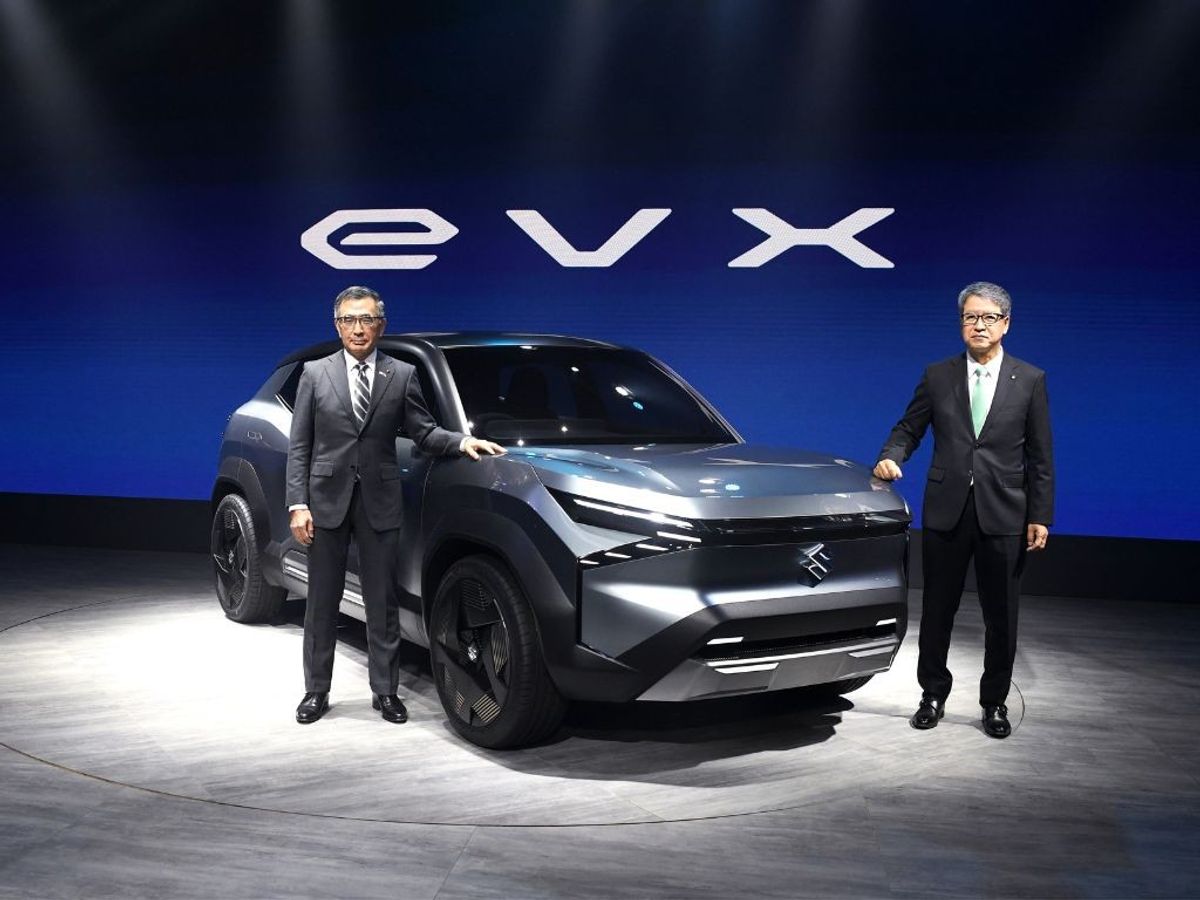 'eVX' electric SUV concept, at the Auto Expo 2023