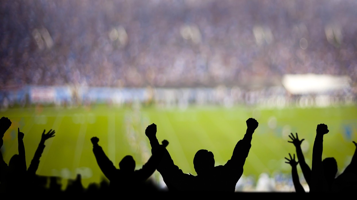 Fans at Soccer Game