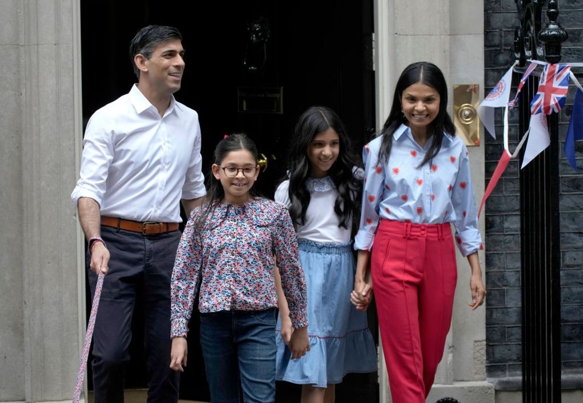 Sunak laments missing time with daughters after becoming PM