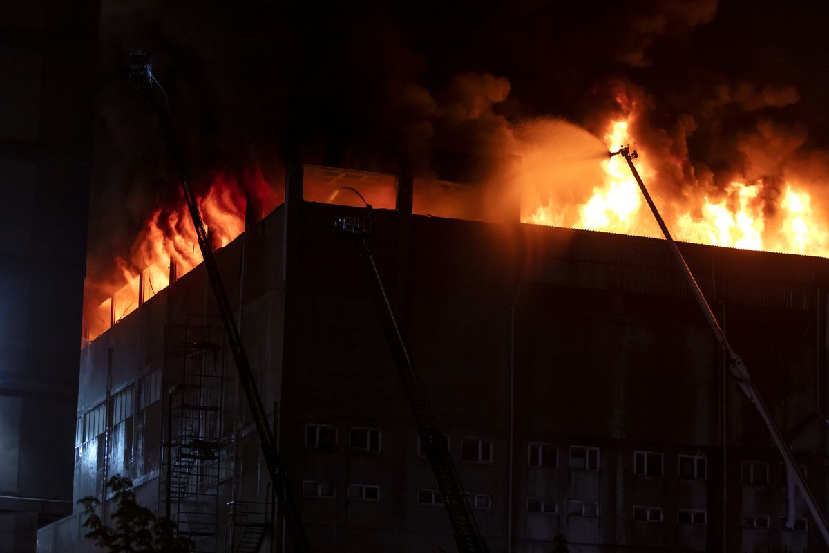 Firecracker warehouse explosion