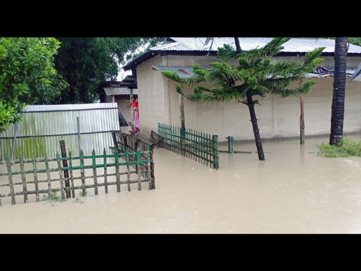 Floods in northeastern India