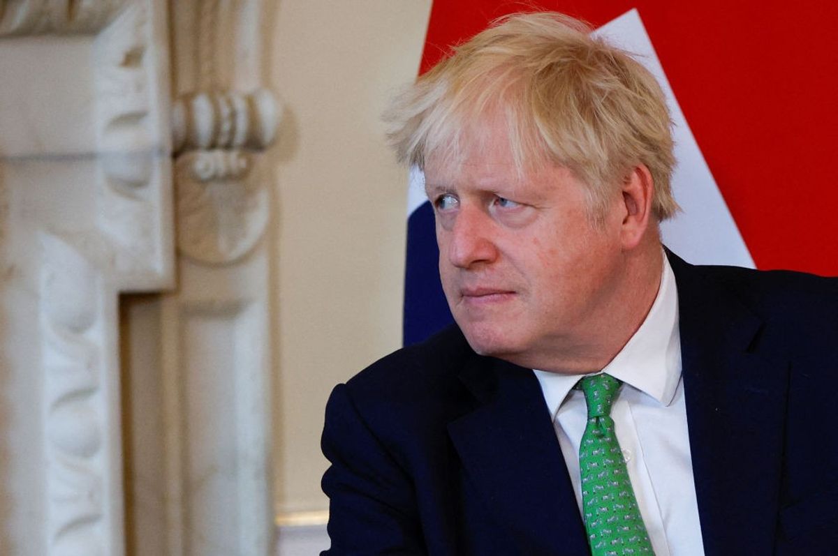 Former British prime minister Boris Johnson