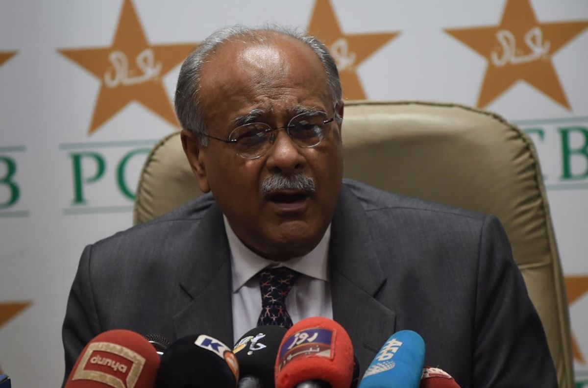 Former chairman of Pakistan Cricket Board Najam Sethi