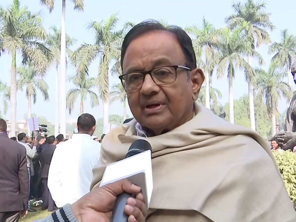 Former Indian finance minister P Chidambaram