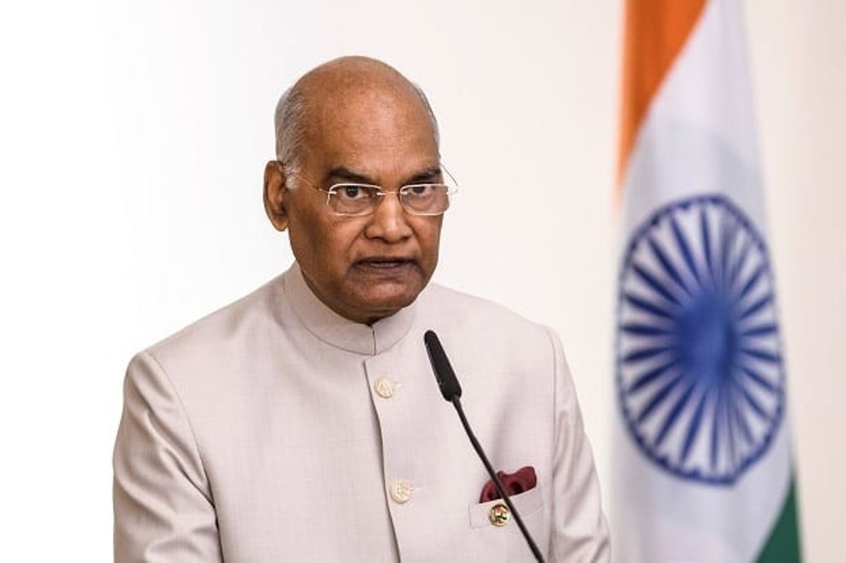 Former Indian president Ram Nath Kovind