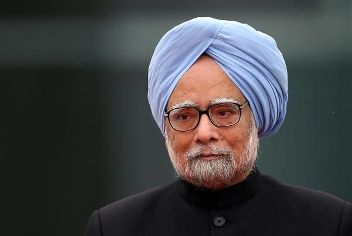 Former Indian prime minister Manmohan Singh