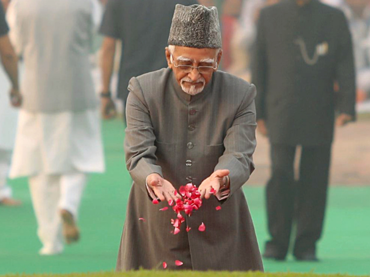 Former Indian vice president Hamid Ansari