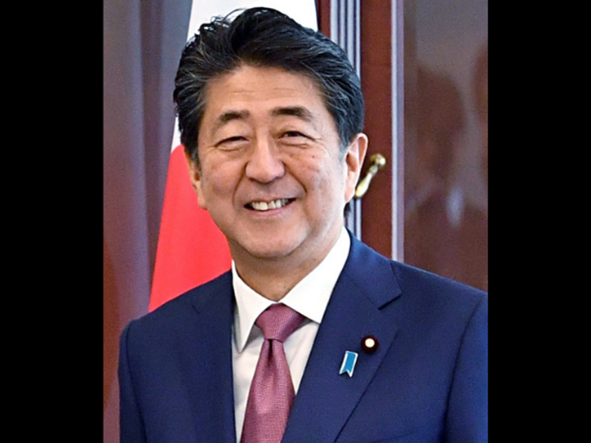 Former Japanese prime minister Shinzo Abe