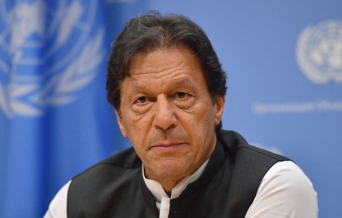 Former Pakistan prime minister Imran Khan