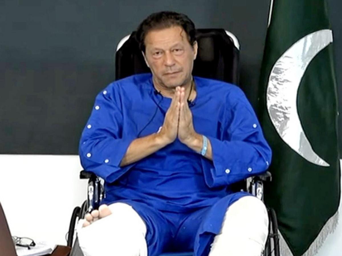 Former Pakistan prime minister Imran Khan
