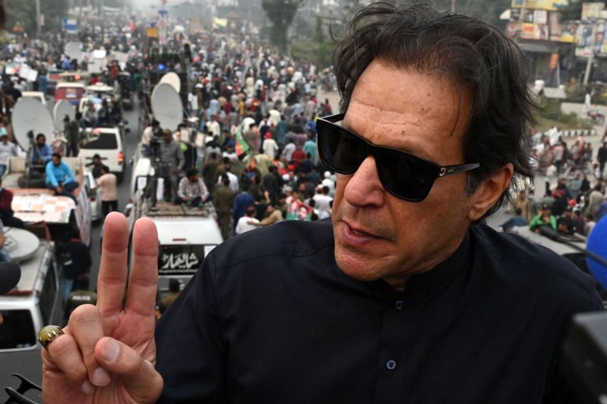Former Pakistani prime minister Imran Khan