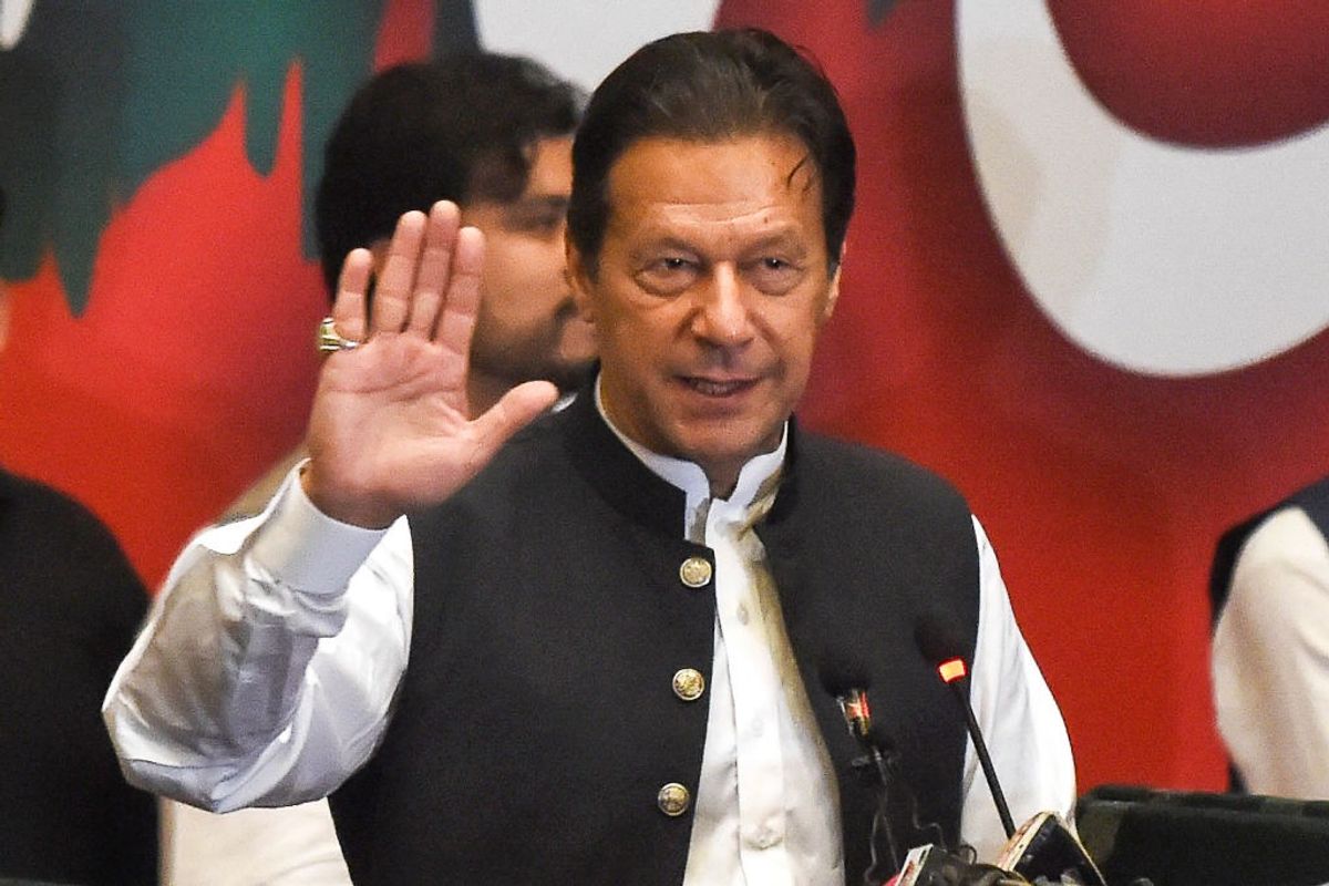 Former Pakistani prime minister Imran Khan
