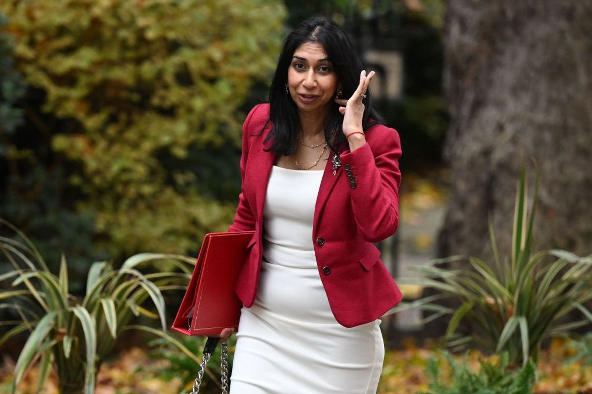 Former UK home secretary Suella Braverman