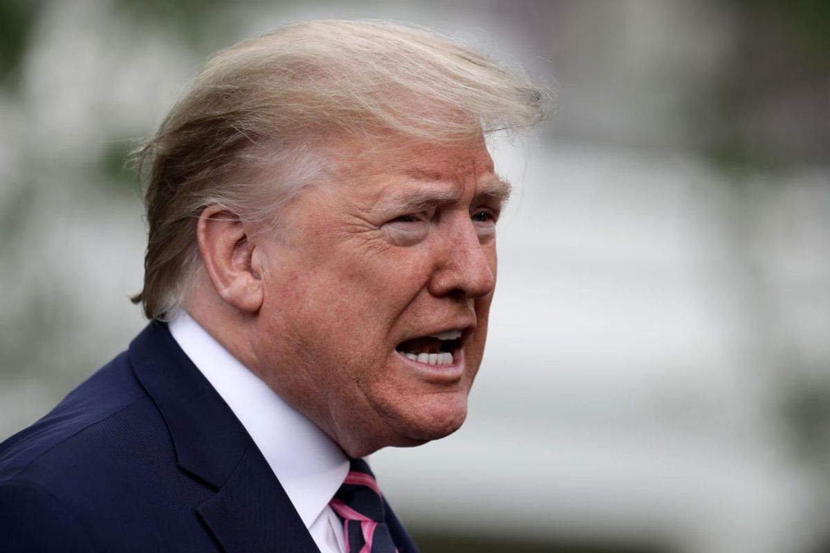 Former US president Donald Trump