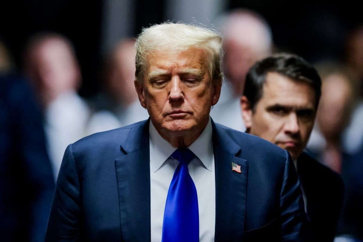 Former US president Donald Trump
