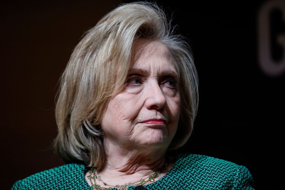 Former US secretary of state Hillary Clinton.