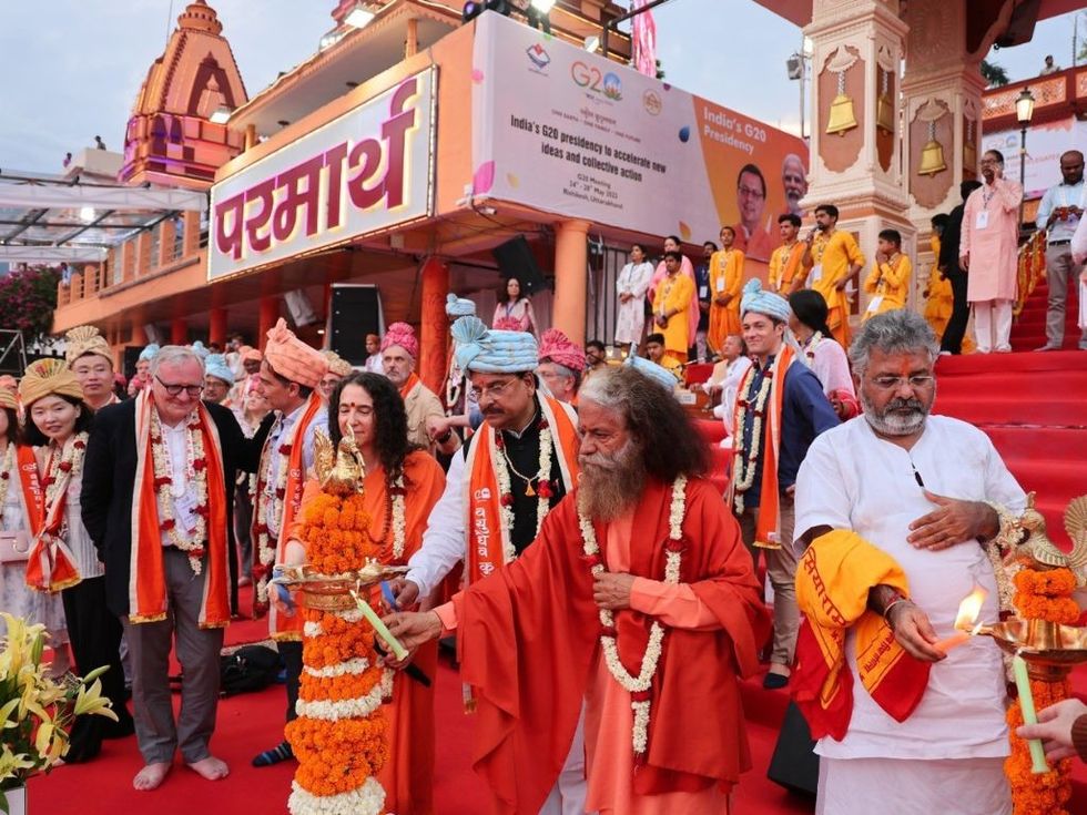 G20 meet at Parmath Niketan Ashram in Rishikesh, India