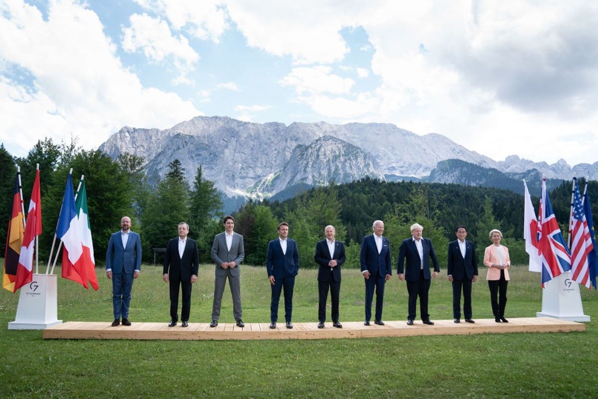 G7 leaders at the 2022 summit in Germany