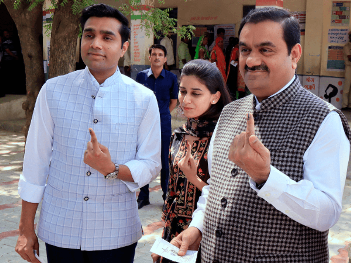 Gautam Adani and Karan Adani