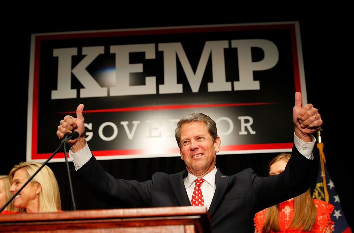 Georgia governor Brain Kemp