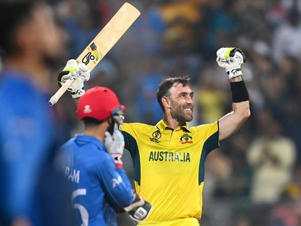 Glenn Maxwell after hitting 201 not out against Afghanistan in World Cup 2023