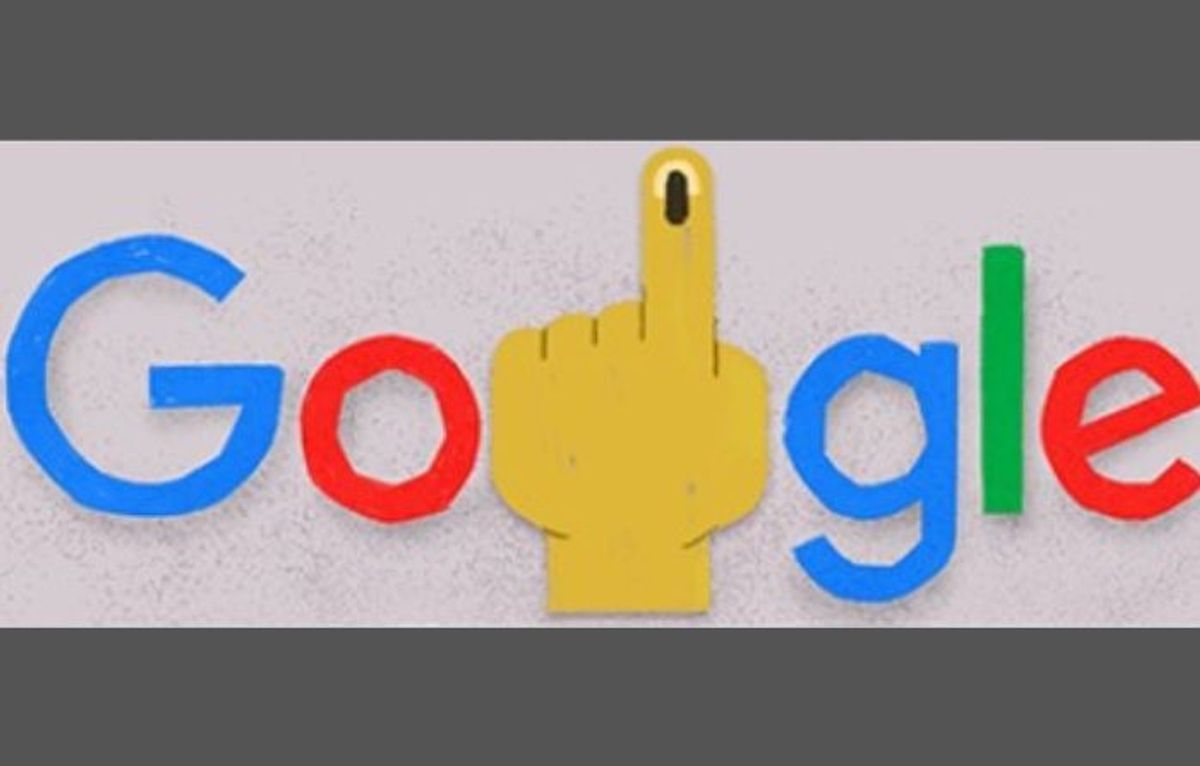 Google Doodle celebrates beginning of India elections 2024
