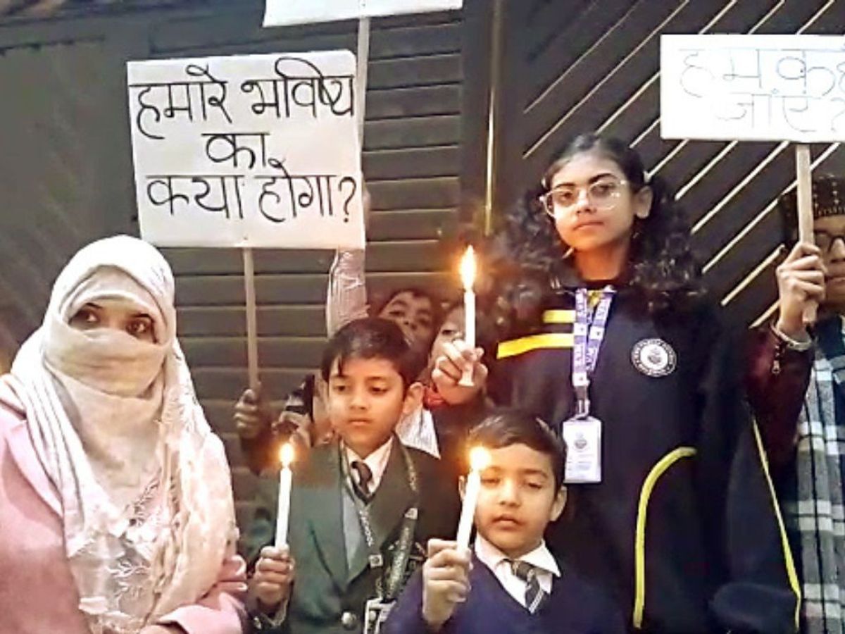 Haldwani protest against encroachment removal