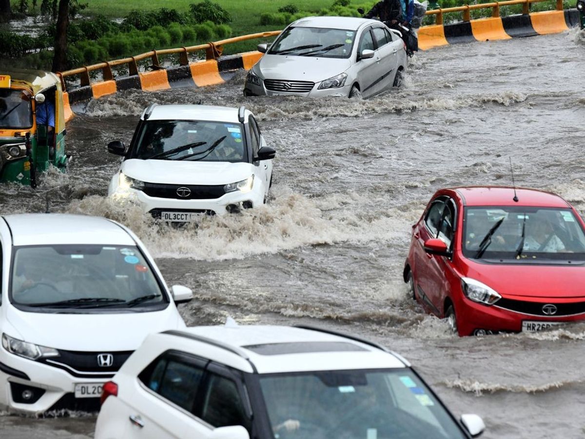 Heavy rainfall in northern India