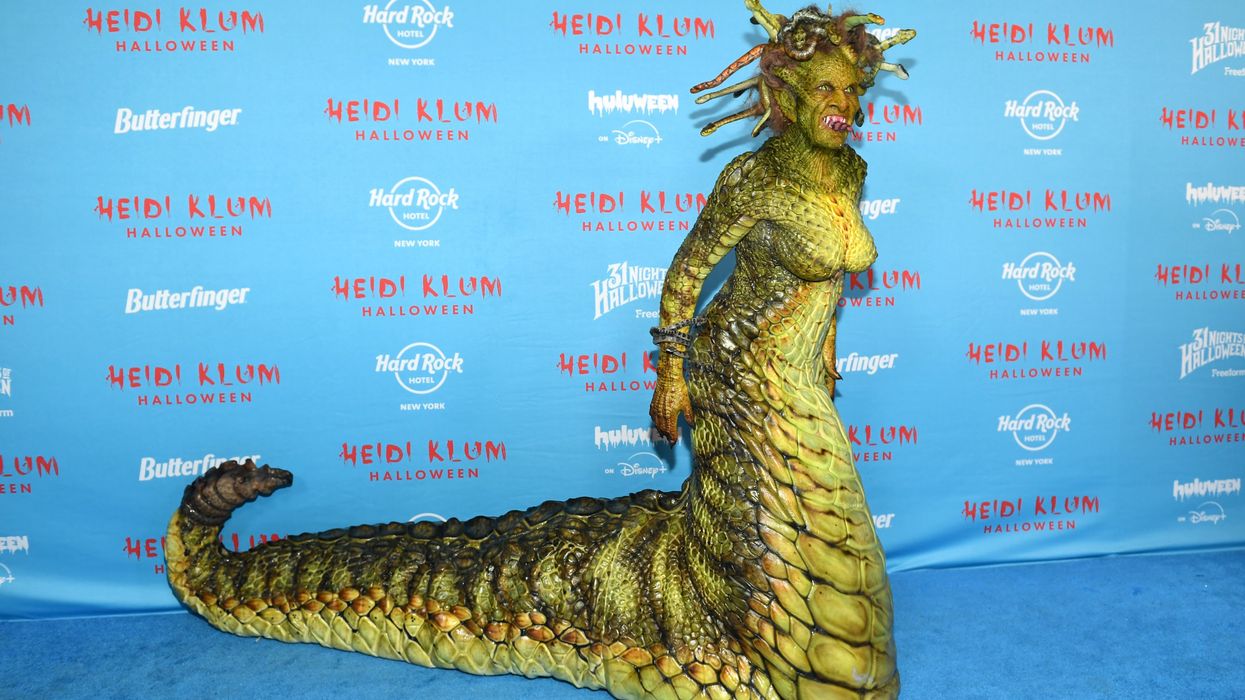 Heidi Klum Stuns as Medusa at Halloween Party in New York